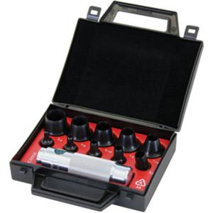 ALLPAX GASKET CUTTER SYSTEMS AX1300 Hollow Punch Tool Kit, Polypropylene Carrying Case, 11 Pieces | AG8XVM