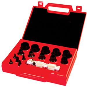 ALLPAX GASKET CUTTER SYSTEMS AX1351 Hollow Punch Tool Kit, Polypropylene Carrying Case , 16 Pieces | AG8XVR