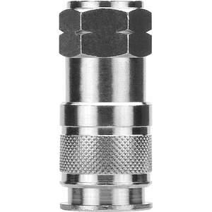 ALPHA FITTINGS 80192-06 Quick Disconnect Fitting (f)npt 1/4 Brass | AF6VCV 20JY76