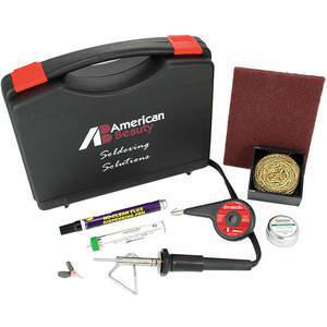 AMERICAN BEAUTY TOOLS PSK25 Soldering Kit 25w Iron Plated Copper Tip | AF6MXH 19YP61