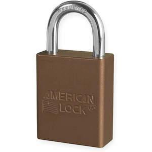 AMERICAN LOCK A1105BRN Lockout-Vorhängeschloss mit unterschiedlichem Schlüssel, braun, 1/4 Zoll. Durchmesser | AD7HVF 4ENC2