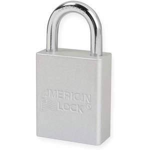 AMERICAN LOCK A1105CLR Lockout-Vorhängeschloss mit unterschiedlichem Schlüssel, Silber, 1/4 Zoll Durchmesser | AD7HVE 4ENC1