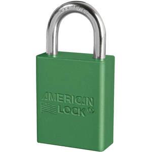 AMERICAN LOCK A1106KAS6GRN Lockout Padlock Keyed Alike Green 1/4 Inch - Pack Of 6 | AF4YJU 9PWZ8