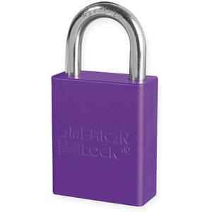AMERICAN LOCK A1105PRP Lockout-Vorhängeschloss mit unterschiedlichem Schlüssel, violett, 1/4 Zoll Durchmesser | AD7HVG 4ENC3