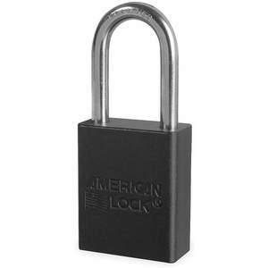 AMERICAN LOCK A1106KABLK35687 Lockout-Vorhängeschloss, gleichschließend, Schwarz, 1/4 Zoll. Durchmesser | AB3GZX 1TDC7