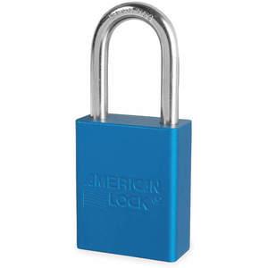 AMERICAN LOCK A1106KABLU15845 Lockout-Vorhängeschloss, gleichschließend, blau, 1/4 Zoll Durchmesser | AB3GZV 1TDC5