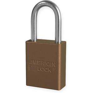 AMERICAN LOCK A1106BRN Lockout-Vorhängeschloss mit unterschiedlichem Schlüssel, braun, 1/4 Zoll. Durchmesser | AD7HUU 4EMZ9