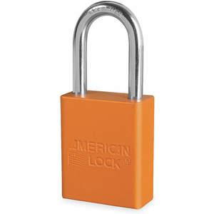 AMERICAN LOCK A1106ORJ Lockout Padlock Keyed Different Orange 1/4 Inch Diameter | AB3GZR 1TDC2