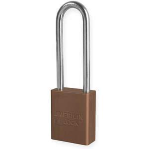 AMERICAN LOCK A1107BRN Lockout-Vorhängeschloss mit unterschiedlichem Schlüssel, braun, 1/4 Zoll. Durchmesser | AD7HWA 4ENE2