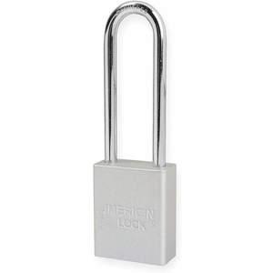 AMERICAN LOCK A1107CLR Lockout-Vorhängeschloss mit unterschiedlichem Schlüssel, Silber, 1/4 Zoll Durchmesser | AD7HVZ 4ENE1