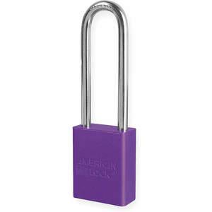 AMERICAN LOCK A1107PRP Lockout-Vorhängeschloss mit unterschiedlichem Schlüssel, violett, 1/4 Zoll Durchmesser | AD7HWB 4ENE3