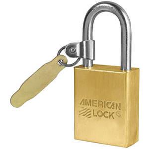 AMERICAN LOCK A41KATAG Padlock Keyed Alike 1-1/2 Inch H 5 Pin Brass | AD7KVQ 4EZN8
