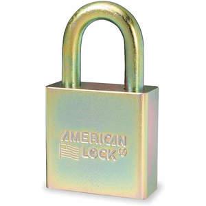 AMERICAN LOCK A5200GLN Vorhängeschloss mit unterschiedlichem Schlüssel, 1-1/8 Zoll H, 5-poliger Borstahl | AE8KWG 6DPY1