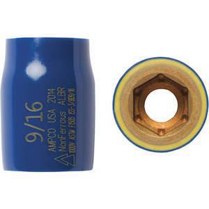 AMPCO METAL ISS-3/8D9/16 Insulated Socket 3/8 Drive 9/16 Inch 6 Point Standard | AB8AAM 24Y883