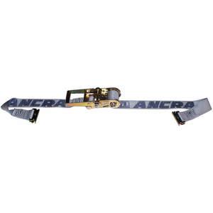 ANCRA CARGO 48672-14-GRA Logistic Ratchet Strap 16ft x 2 Inch 1000lb | AA7ZJF 16V916