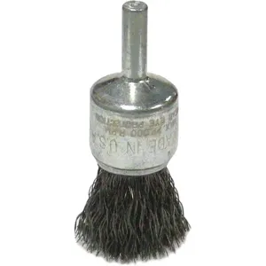 ANDERSON A07031 Crimped Wire End Brush Steel 3/4 In. | AG4KLE 34CP56