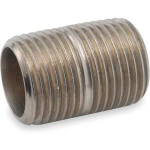 ANDERSON METALS CORP. PRODUCTS 81300-16 Pipe Nipple 1 Inch x Close Mnpt Brass | AC3KTP 2UEY1