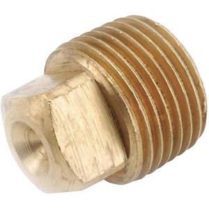 ANDERSON METALS CORP. PRODUCTS 706114-02 Square Head Plug Low Lead Brass 1000 psi | AF7EZP 20XN68