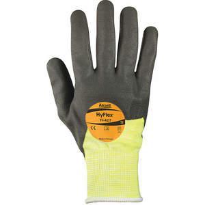 ANSELL 11-427 Cut Resist Gloves Polyurethane Gray/Yellow 9 PR | AH9NFW 40LL68