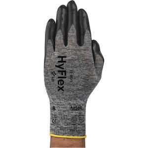 ANSELL 11-801V Coated Gloves Black/Gray Nitrile 8 PR | AF6RJW 20GY49