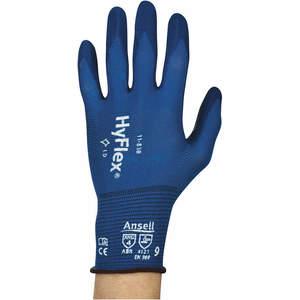 ANSELL 11-818 Coated Gloves FORTIX(TM) Nitrile Blue Size 8 PR | AF6VGP 20KJ40