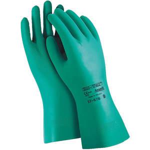 ANSELL 37-676 Chemical Resistant Glove, Green, 15 Mil, Nitrile | AD2JNZ 3PXA6