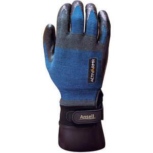 ANSELL 97-002 Schnittfeste Handschuhe L Blau/Schwarz PR | AA6DKP 13U885
