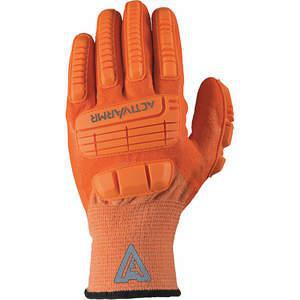 ANSELL 97-120 Cut-Resistant Gloves, Hi-Visibility Orange, 12 Glove Size | AH6FRN 35ZA25
