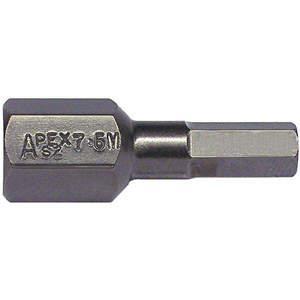 APEX-TOOLS SZ-7-6MM Insert Bit Hex 7/16 Inch Shank 7/8 Inch Length | AF2XDF 6YNV7