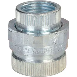 APPLETON ELECTRIC UNF75-50NR-A Straight Union, 1/2 and 3/4 Inch Trade, Female to Female, Aluminum | AA2NMF 10U872