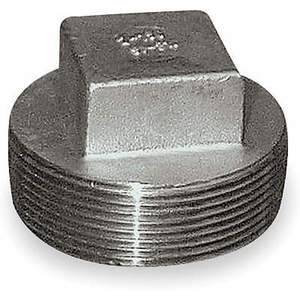 APPROVED VENDOR 2 150 SQ H PLG 316 Square Head Plug 2 Inch Threaded 316 Stainless Steel | AE9GGN 6JL24