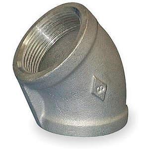 APPROVED VENDOR 1/2 150 45 ELBOW 316 Elbow 45 Degree 1/2 Inch Threaded 316 Stainless Steel | AE9GLF 6JM32
