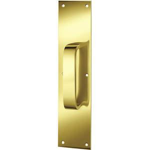 APPROVED VENDOR 122 X 70C.3 Pull Plate Rectangle Grip Brass 4 x 16 In | AC3CFW 2RGV6