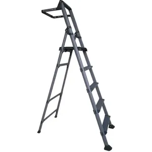 APPROVED VENDOR 12M625 Platform Stepladder 86 Inch H 300 Lb. | AA4GRV