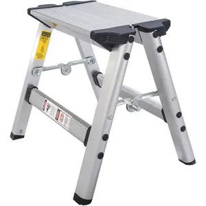 APPROVED VENDOR 12M634 Step Stool 11-1/2 Inch H 225 Lb. Aluminium | AA4GTA