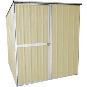APPROVED VENDOR 13X099 Storage Shed Slope Roof 6ft x 5ft Beige | AA6GGQ