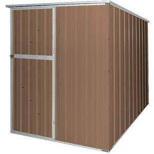 APPROVED VENDOR 13X101 Storage Shed Slope Roof 6ft x 5ft Brown | AA6GGR