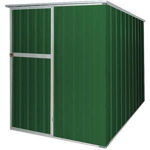 APPROVED VENDOR 13X102 Storage Shed Slope Roof 6ft x 5ft Green | AA6GGT