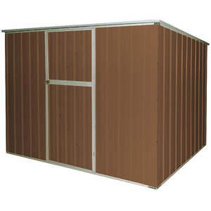 APPROVED VENDOR 13X104 Storage Shed Slope Roof 6ft x 8ft Brown | AA6GGV