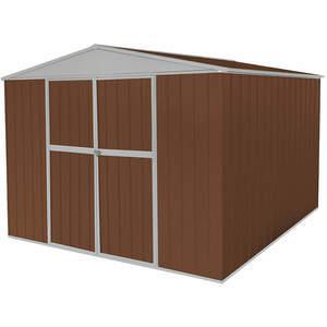 APPROVED VENDOR 13X116 Storage Shed A-roof 6ft x 11ft x 11ft Brown | AA6GHH