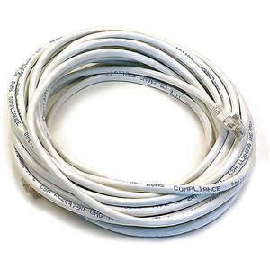 MONOPRICE 142 Patch Cord Cat5e 25ft White | AE6YMB 5VZD4