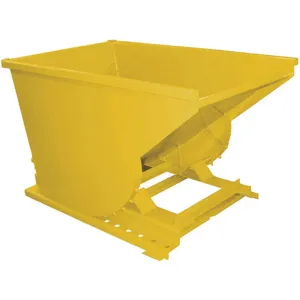 WRIGHT TOOL 40099 YELLOW Self Dumping Hopper, Heavy Duty, 6000 lbs., Yellow | AD8PMQ 4LLH7