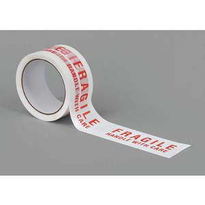 APPROVED VENDOR 15C753 Carton Sealing Tape Red/white 2 Inch x 55 Yard | AA6WGY