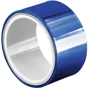 APPROVED VENDOR 15D391 Metalized Film Tape Blue 1-1/2 Inch x 5 Yard | AA6XKW