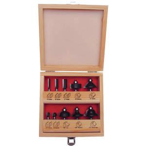 APPROVED VENDOR 16Y553 Router Bit Set 10 Pc | AA8BWG