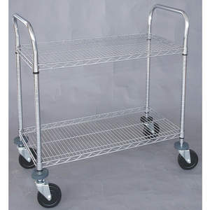 APPROVED VENDOR 1ECJ4 Wire High Cart Heavy Duty 24x36x39 In | AA9NQP