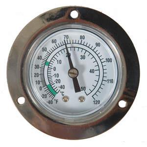 APPROVED VENDOR 1EPF1 Analog Panel Mount Thermometer -40 To 120f | AA9QUZ