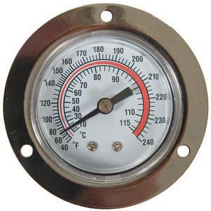 APPROVED VENDOR 1EPF2 Analog Panel Mount Thermometer 40 To 240f | AA9QVA