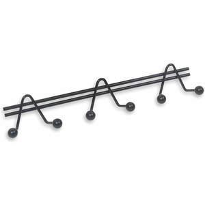 APPROVED VENDOR 1HEZ3 Coat And Garment Rack 6 Ends Black | AA9XFY