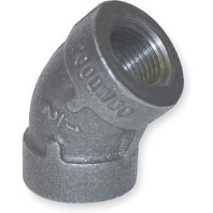 APPROVED VENDOR 1LBH6 Elbow 45 Degree Galvanised Malleable Iron 1/4 In | AB2DDN